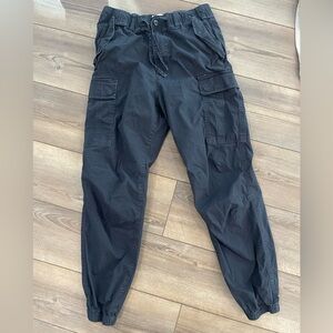 H&M Mens XS Cargo Pants Black